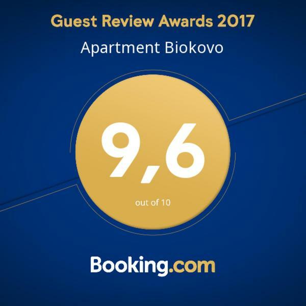 Apartment Biokovo Krvavica Exteriör bild